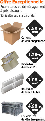 Vente de fournitures d'emballage  prix discount