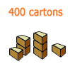 400 cartons